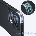 For Oppo Reno13 5G (Global) Case Skin-Touch TPU + PC Matte Phone Back Cover, Transparent Black