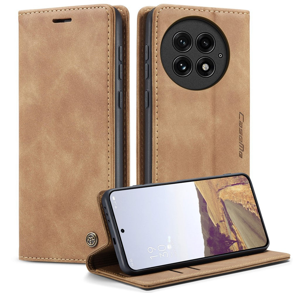 CASEME För OnePlus 13 Plånboksfodral 013-serien PU-lädermobilfodral med stativ