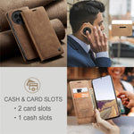 CASEME För OnePlus 13 Plånboksfodral 013-serien PU-lädermobilfodral med stativ