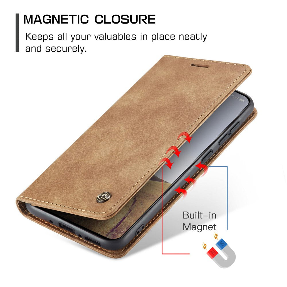 CASEME För OnePlus 13 Plånboksfodral 013-serien PU-lädermobilfodral med stativ