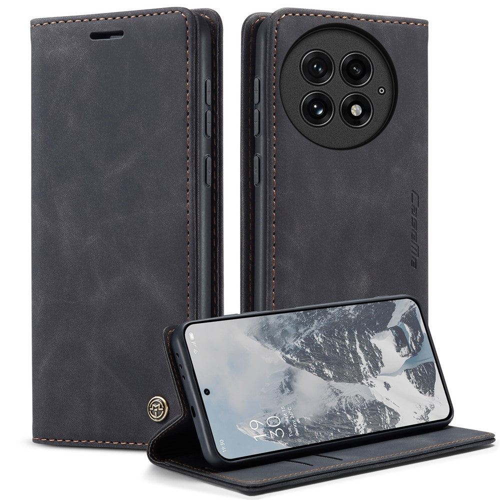 CASEME För OnePlus 13 Plånboksfodral 013-serien PU-lädermobilfodral med stativ