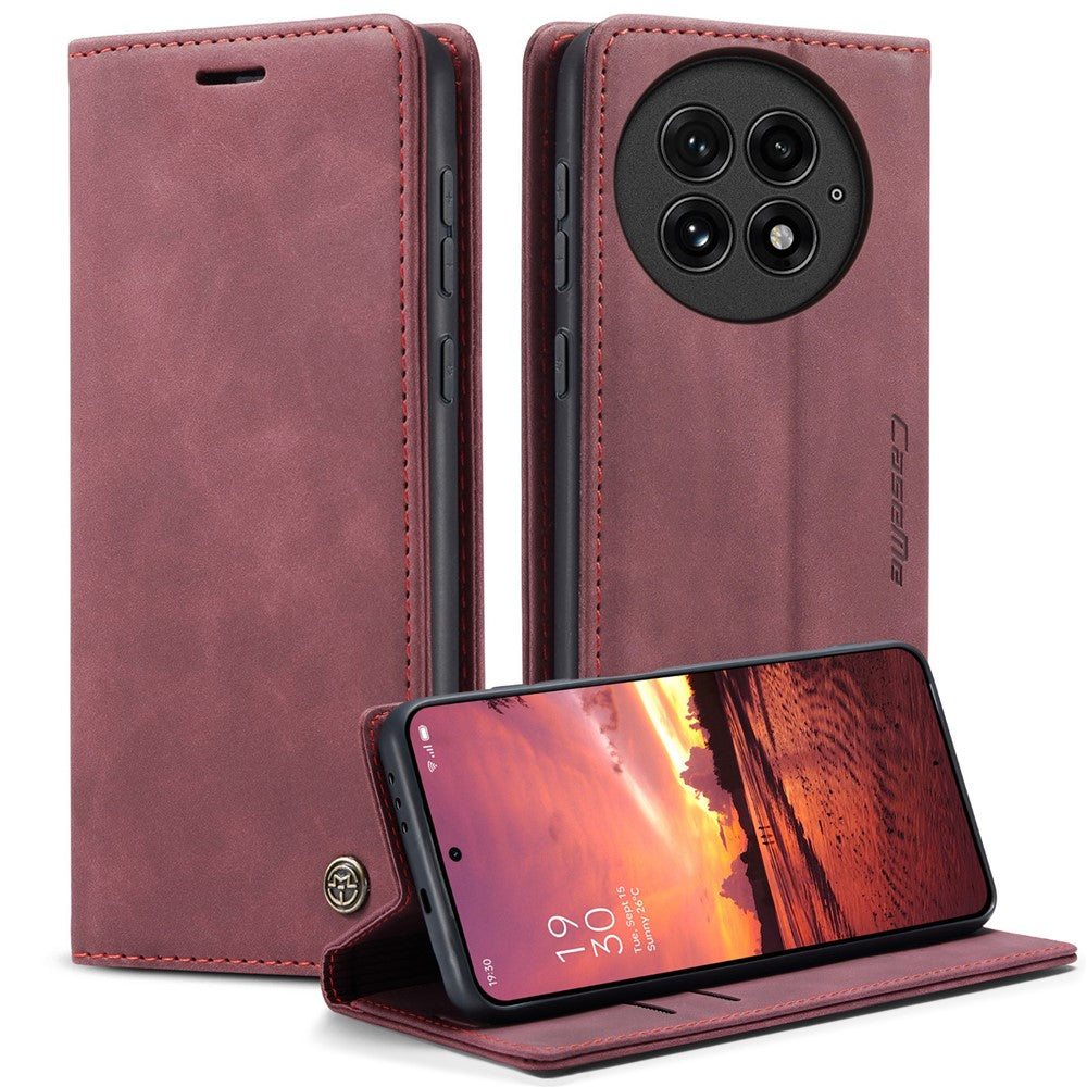 CASEME För OnePlus 13 Plånboksfodral 013-serien PU-lädermobilfodral med stativ
