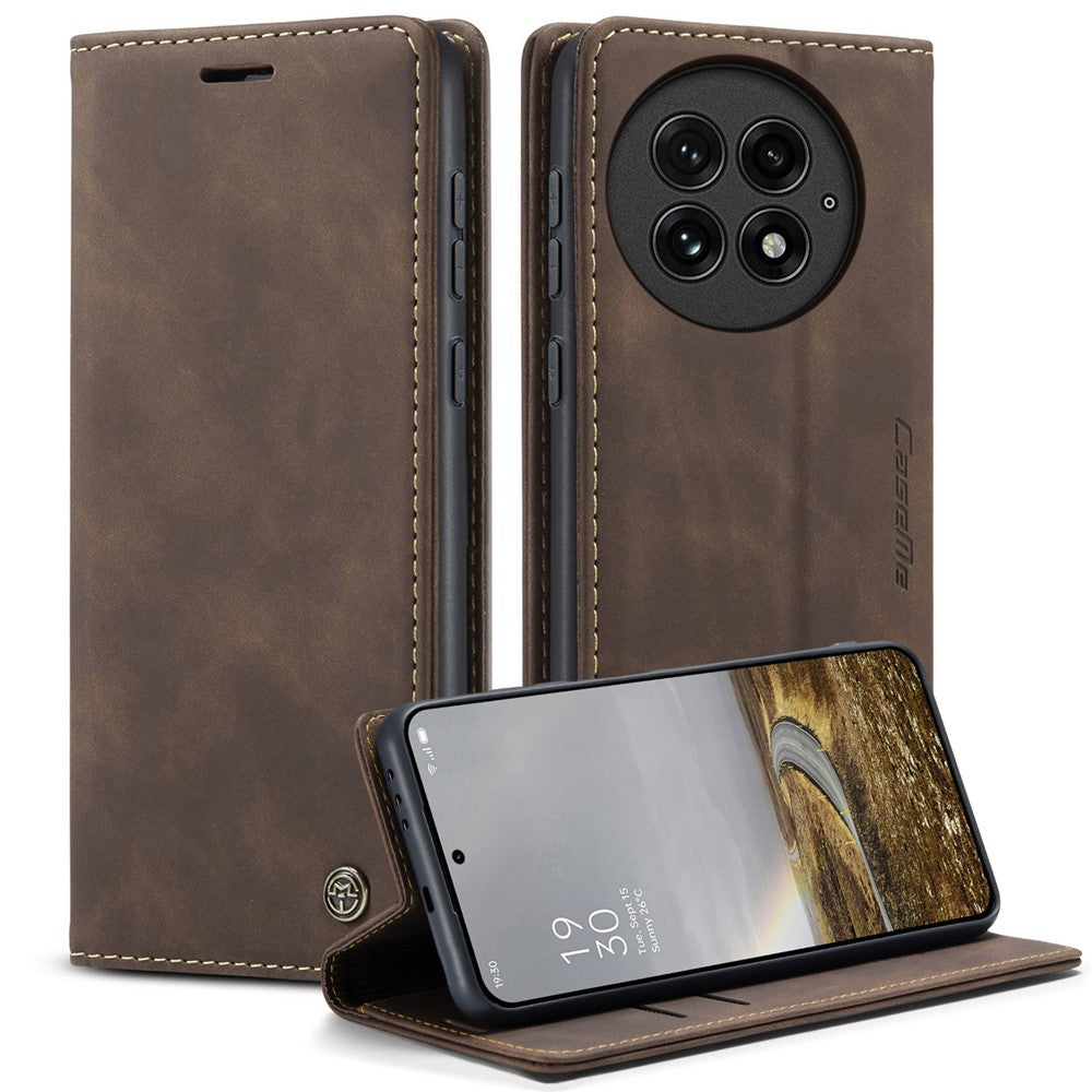 CASEME För OnePlus 13 Plånboksfodral 013-serien PU-lädermobilfodral med stativ