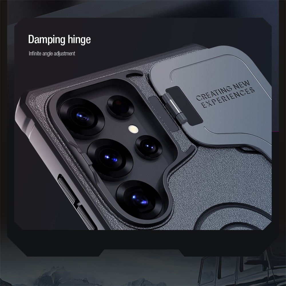 NILLKIN CamShield Armor magnetisk cover til Samsung Galaxy S25 Ultra med kameraafdækning, PC + TPU-cover