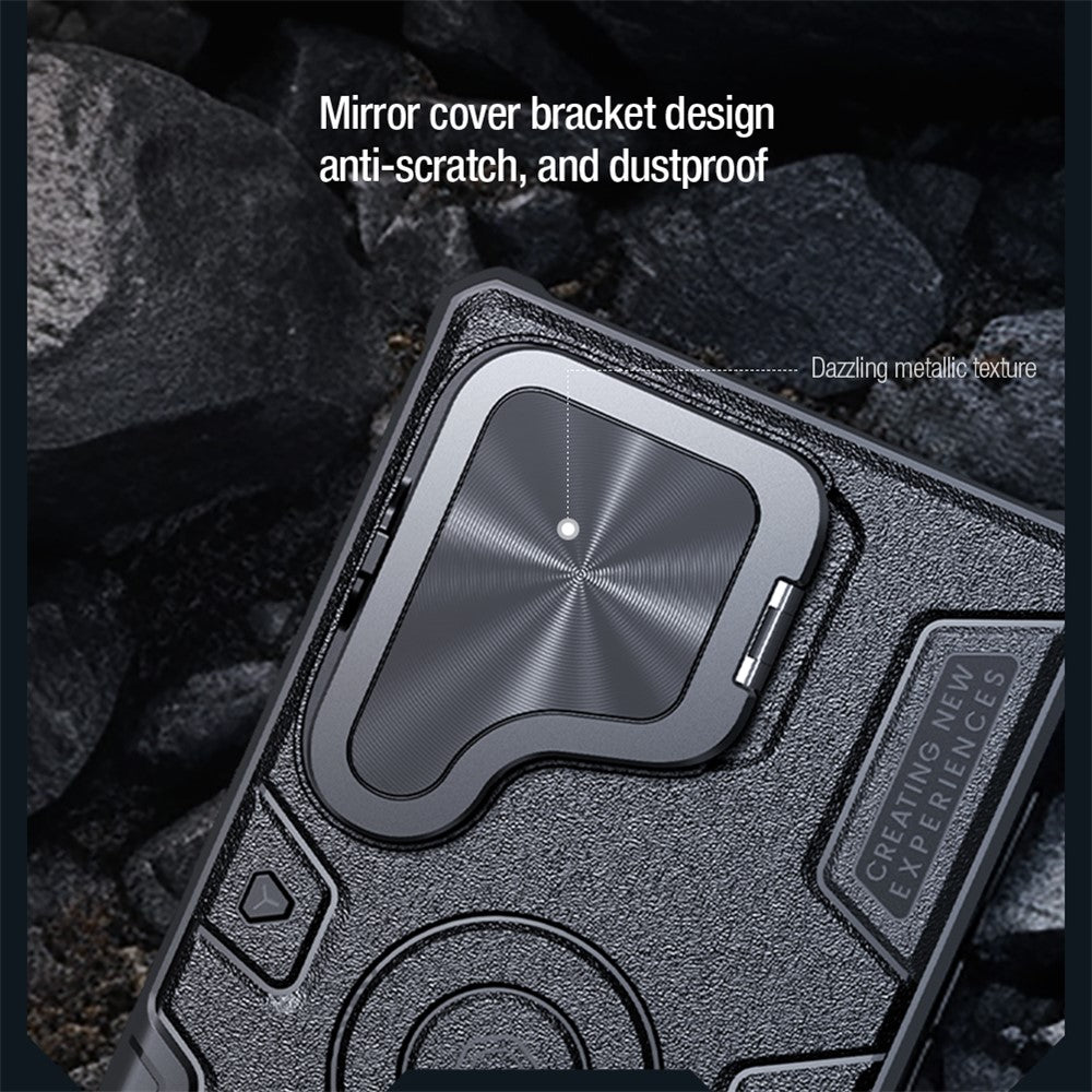 NILLKIN CamShield Armor magnetisk cover til Samsung Galaxy S25 Ultra med kameraafdækning, PC + TPU-cover