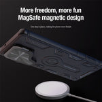 NILLKIN CamShield Armor magnetisk cover til Samsung Galaxy S25 Ultra med kameraafdækning, PC + TPU-cover