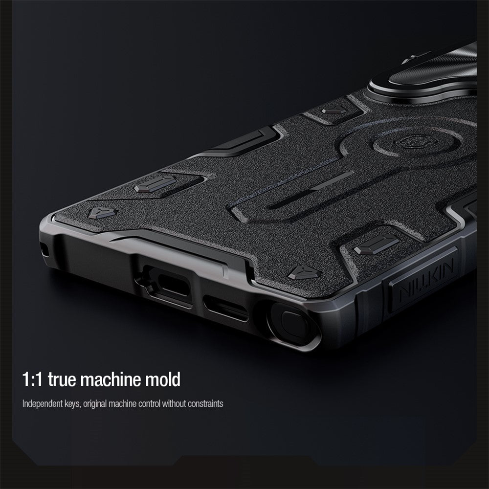 NILLKIN CamShield Armor magnetisk cover til Samsung Galaxy S25 Ultra med kameraafdækning, PC + TPU-cover