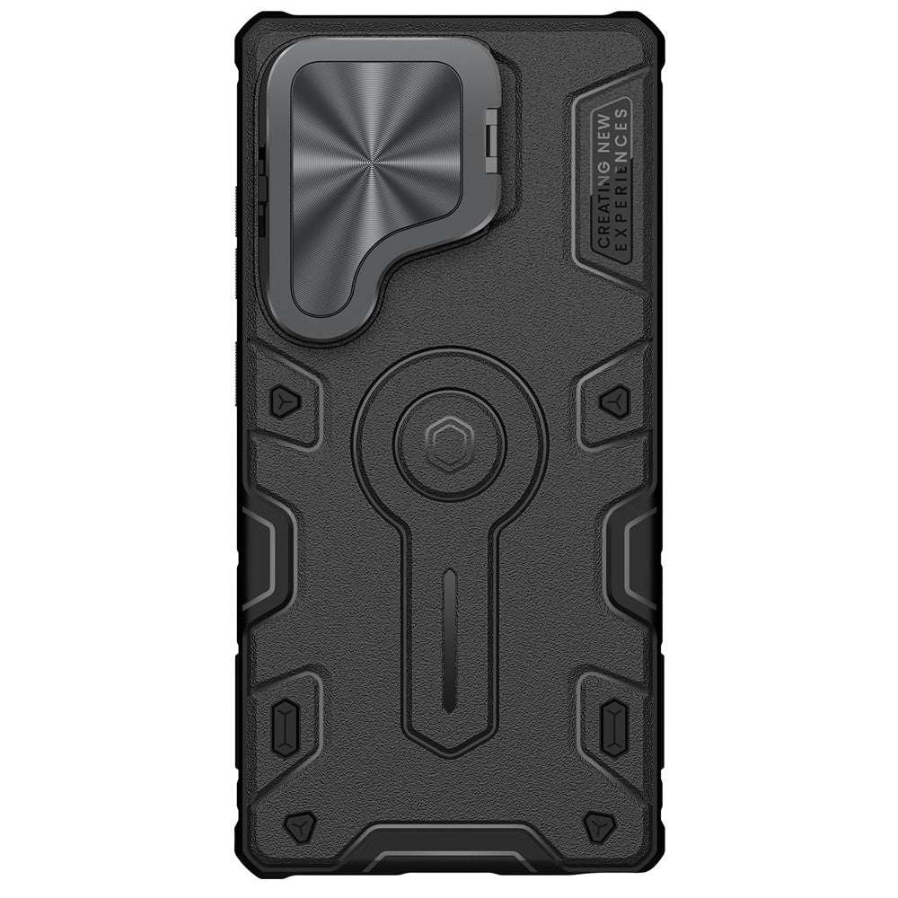 NILLKIN CamShield Armor magnetisk cover til Samsung Galaxy S25 Ultra med kameraafdækning, PC + TPU-cover