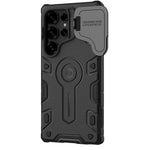 NILLKIN CamShield Armor magnetisk cover til Samsung Galaxy S25 Ultra med kameraafdækning, PC + TPU-cover