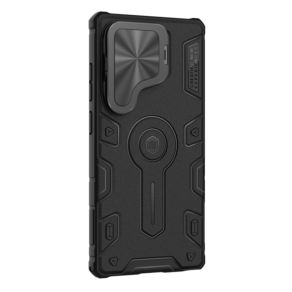 NILLKIN CamShield Armor magnetisk cover til Samsung Galaxy S25 Ultra med kameraafdækning, PC + TPU-cover