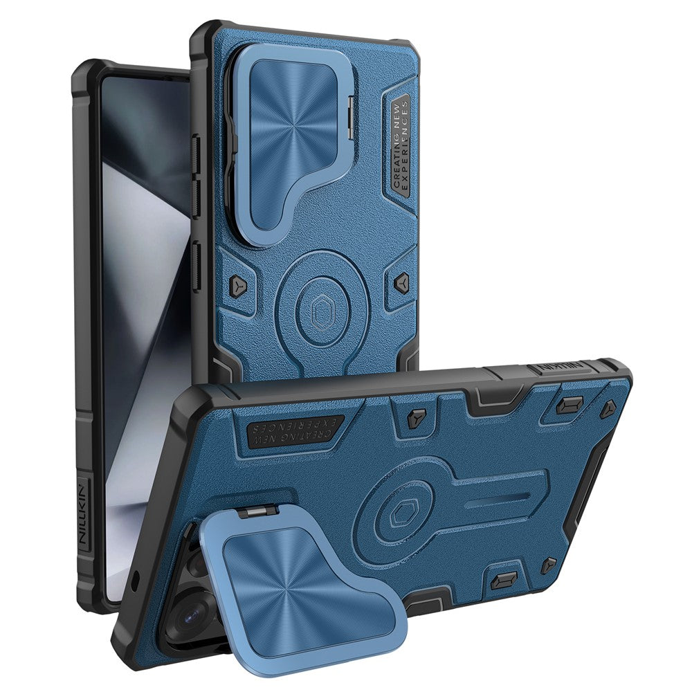 NILLKIN CamShield Armor magnetisk cover til Samsung Galaxy S25 Ultra med kameraafdækning, PC + TPU-cover