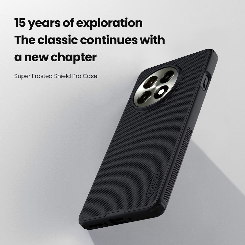 NILLKIN Frosted Shield Pro-skal till OnePlus 13R 5G / Ace 5 5G / Ace 5 Pro 5G, matt PC + TPU-mobilskal
