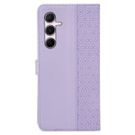 For Samsung Galaxy A06s Case Magnetic Clasp Four Leaf Clover Leather Phone Cover