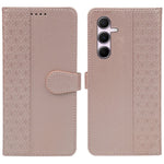 For Samsung Galaxy A06s Case Magnetic Clasp Four Leaf Clover Leather Phone Cover