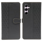 For Samsung Galaxy A06s Case Magnetic Clasp Four Leaf Clover Leather Phone Cover