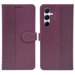For Samsung Galaxy A06s Case Magnetic Clasp Four Leaf Clover Leather Phone Cover