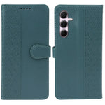 For Samsung Galaxy A06s Case Magnetic Clasp Four Leaf Clover Leather Phone Cover