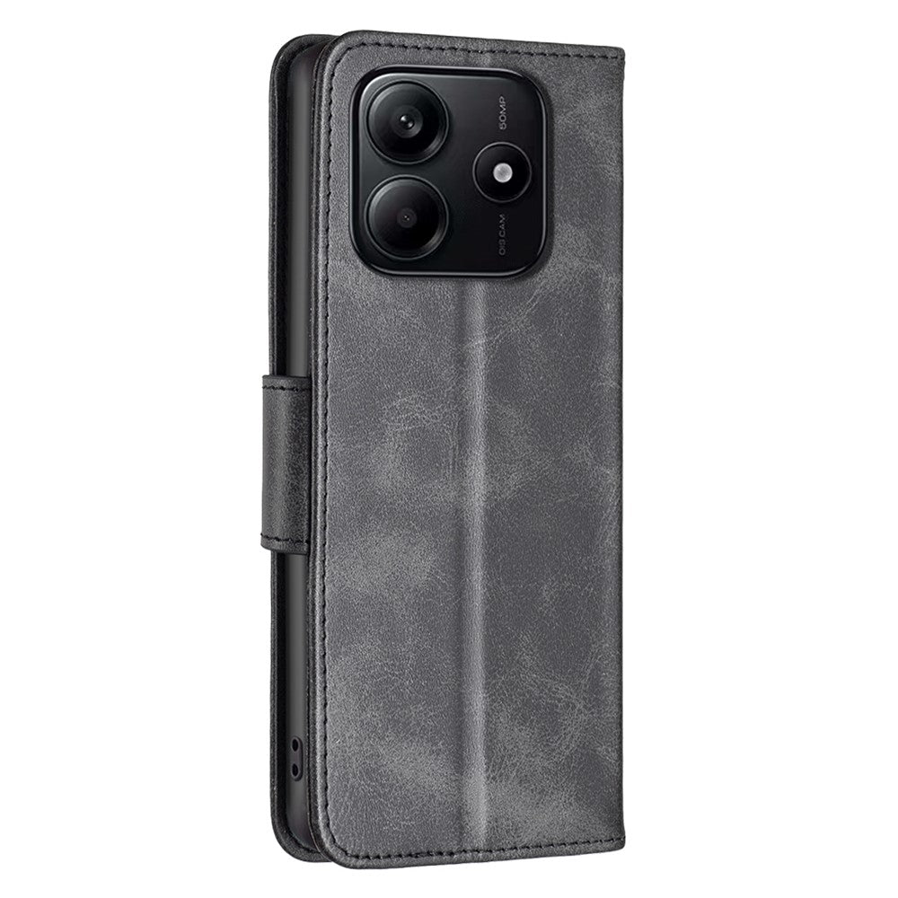 For Xiaomi Redmi Note 14 4G (163.25mm) Case Shockproof PU Leather Cover with Wallet Card Slots