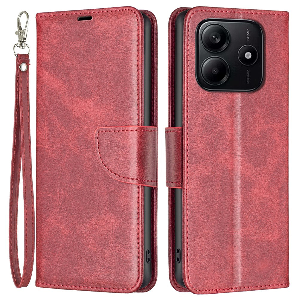 For Xiaomi Redmi Note 14 4G (163.25mm) Case Shockproof PU Leather Cover with Wallet Card Slots