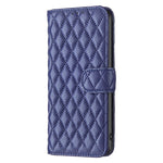 BINFEN COLOR BF Style-14 For Xiaomi Redmi Note 14 4G (163.25mm) Case Rhombus Phone Leather Cover Stand