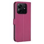 For Xiaomi Redmi Note 14 4G (163.25mm) Case Clover Pattern Wallet Stand View Leather Phone Cover