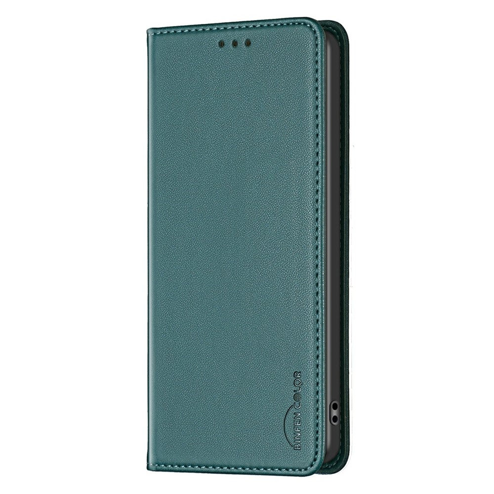 BINFEN COLOR BF18 til Xiaomi Redmi Note 14 4G (163.25mm), læderetui med kortpladser og mobilbeskyttelse