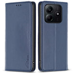 BINFEN COLOR BF18 For Xiaomi Redmi Note 14 4G (163.25mm) Leather Case Card Slots Phone Cover