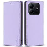 BINFEN COLOR BF18 For Xiaomi Redmi Note 14 4G (163.25mm) Leather Case Card Slots Phone Cover