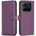 BINFEN COLOR BF17 For Xiaomi Redmi Note 14 4G (163.25mm) Case Wallet Folio Flip Leather Cover