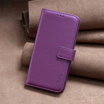 BINFEN COLOR BF17 For Xiaomi Redmi Note 14 4G (163.25mm) Case Wallet Folio Flip Leather Cover