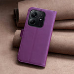 BINFEN COLOR BF17 For Xiaomi Redmi Note 14 4G (163.25mm) Case Wallet Folio Flip Leather Cover