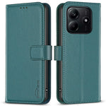 BINFEN COLOR BF17 För Xiaomi Redmi Note 14 4G (163.25mm) Plånboksfodral Flipfodral i Läder