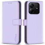 BINFEN COLOR BF17 For Xiaomi Redmi Note 14 4G (163.25mm) Case Wallet Folio Flip Leather Cover
