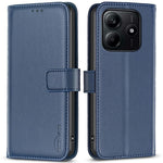 BINFEN COLOR BF17 För Xiaomi Redmi Note 14 4G (163.25mm) Plånboksfodral Flipfodral i Läder