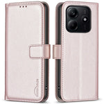 BINFEN COLOR BF17 For Xiaomi Redmi Note 14 4G (163.25mm) Case Wallet Folio Flip Leather Cover