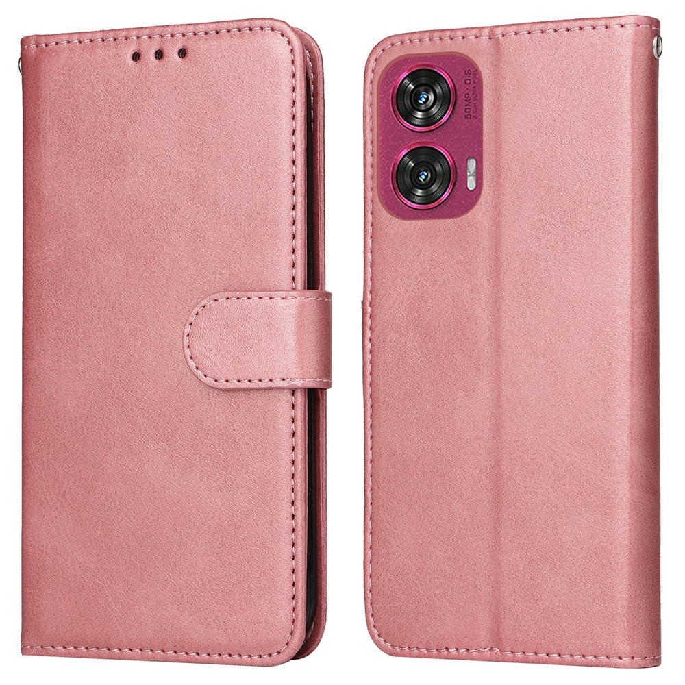 Til Motorola Edge 50 Fusion 5G / G96 5G Etui Wallet PU-læder Flip Telefoncover