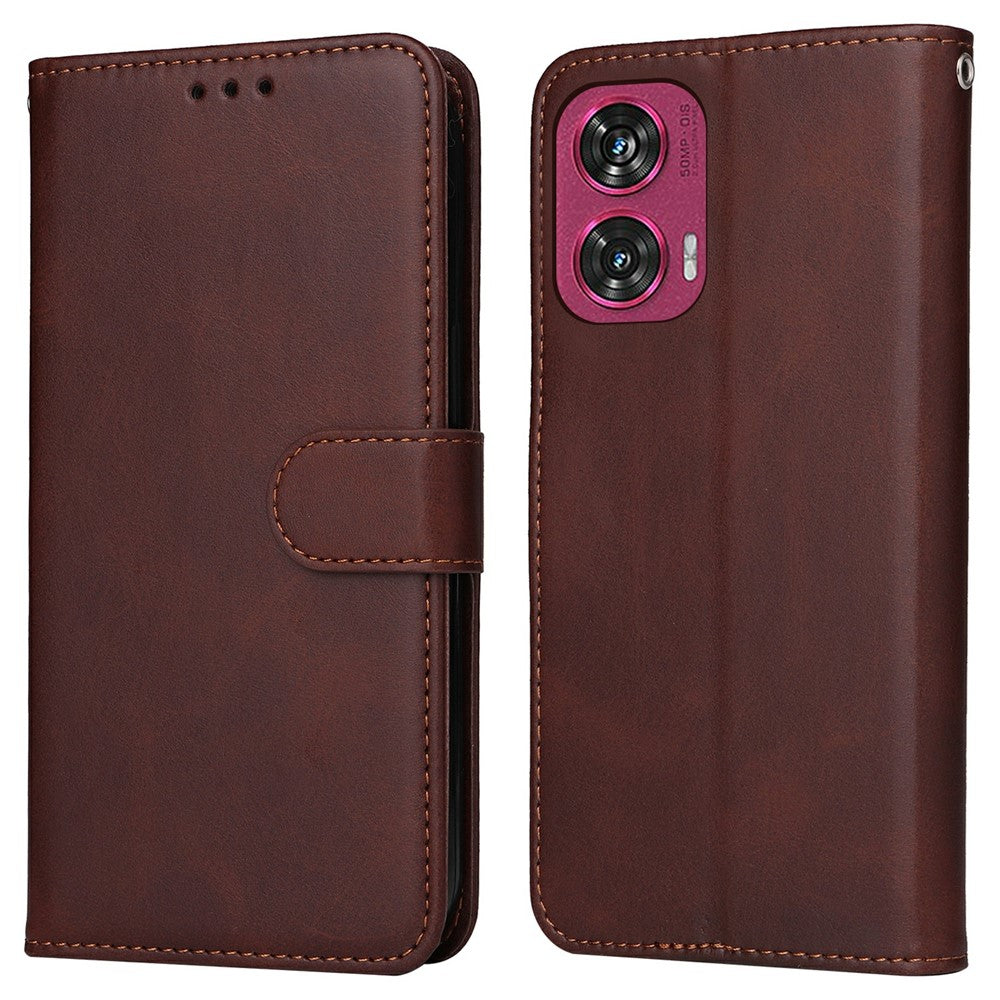 Til Motorola Edge 50 Fusion 5G / G96 5G Etui Wallet PU-læder Flip Telefoncover
