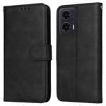 Motorola Moto G35 5G Plånboksfodral Läder - Svart