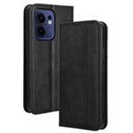 Oppo Reno13 F 5G (Reno 13 FS 5G) / 4G lædercover, pungcover, mobilcover med retrostruktur