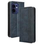Oppo Reno13 F 5G (Reno 13 FS 5G) / 4G lædercover, pungcover, mobilcover med retrostruktur