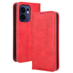 Oppo Reno13 F 5G (Reno 13 FS 5G) / 4G lædercover, pungcover, mobilcover med retrostruktur