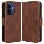 For Oppo Reno13 F 5G (Reno 13 FS 5G) / 4G Leather Case Phone Wallet Cover with Multiple Card Slots
