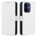 For Oppo Reno13 F 5G (Reno 13 FS 5G) / 4G Case PU Leather Diamond Texture Wallet Phone Cover