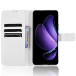 For Oppo Reno13 F 5G (Reno 13 FS 5G) / 4G Case PU Leather Diamond Texture Wallet Phone Cover