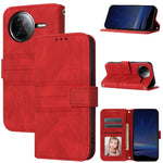 For Xiaomi Redmi Note 14 4G (163.25mm) Case Wallet Skin-Touch Leather Imprinted Phone Cover