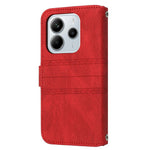 For Xiaomi Redmi Note 14 4G (163.25mm) Case Wallet Skin-Touch Leather Imprinted Phone Cover
