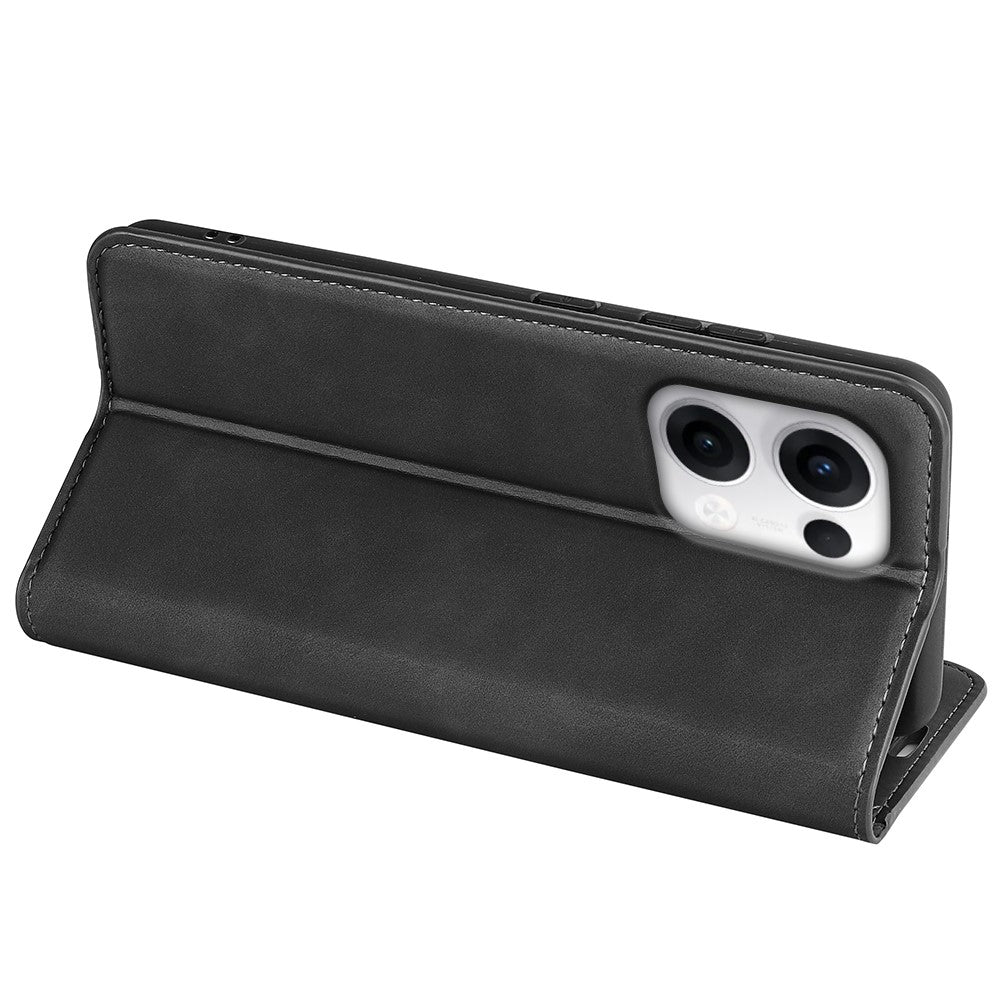 For Oppo Reno13 5G (Global) Case Skin Touch Leather Wallet Phone Cover
