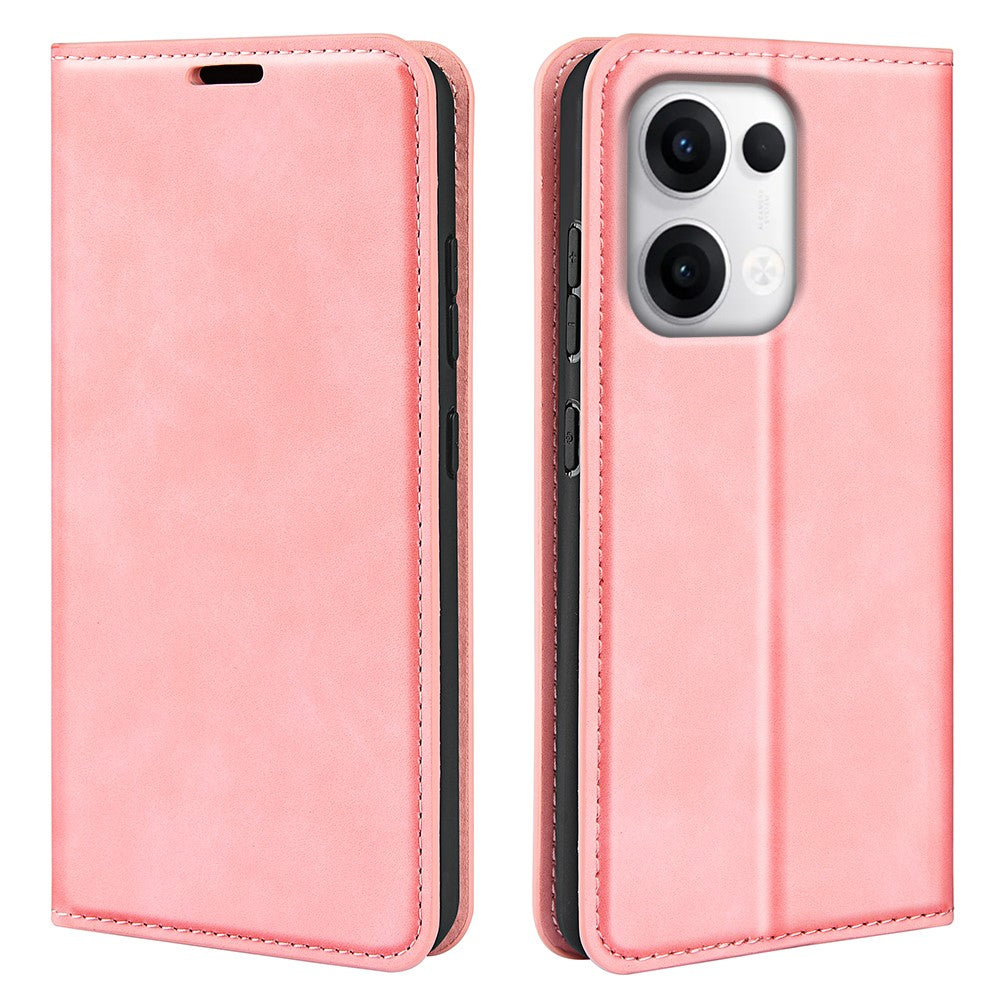 For Oppo Reno13 5G (Global) Case Skin Touch Leather Wallet Phone Cover
