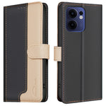 BINFEN COLOR BF33 för Oppo Reno13 F 5G (Reno 13 FS 5G) / 4G Läderfodral Skarvningsfärg RFID-blockering