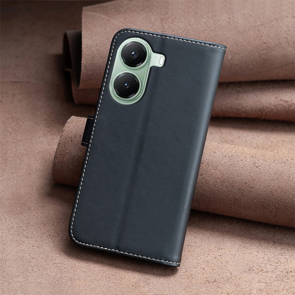 BINFEN COLOR BF17 Wallet Case for Xiaomi Poco X7 Pro 5G / Redmi Turbo 4 5G Folio Flip Leather Cover